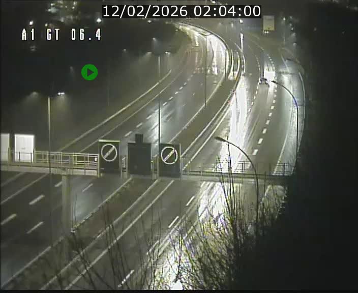 Traffic live webcam Luxembourg Hamm - A1 direction Sandweiler - BK 6.4