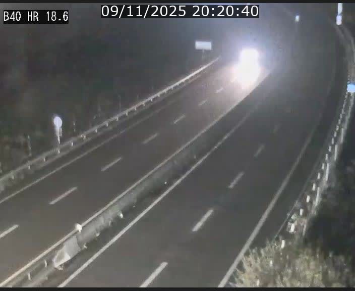 Webcam sur la route de liaison entre Micheville et Esch-Belval à la frontière entre le Luxembourg et la France. Vue orientée vers la Lorraine.