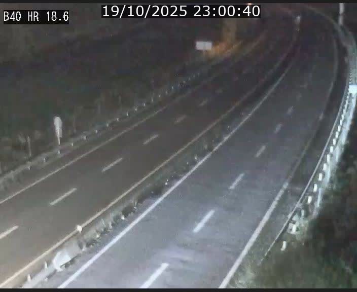 Webcam sur la route de liaison entre Micheville et Esch-Belval à la frontière entre le Luxembourg et la France. Vue orientée vers la Lorraine.