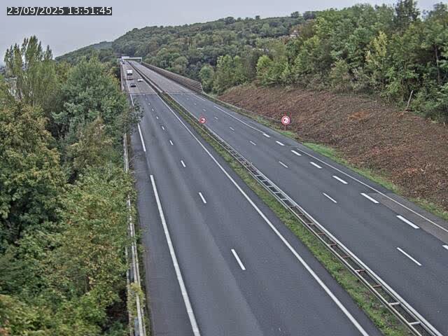 Caméra autoroute France - A30, Hayange direction Metz