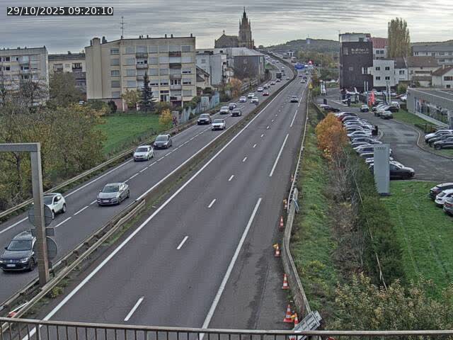 Caméra autoroute France - A31, Thionville direction Metz