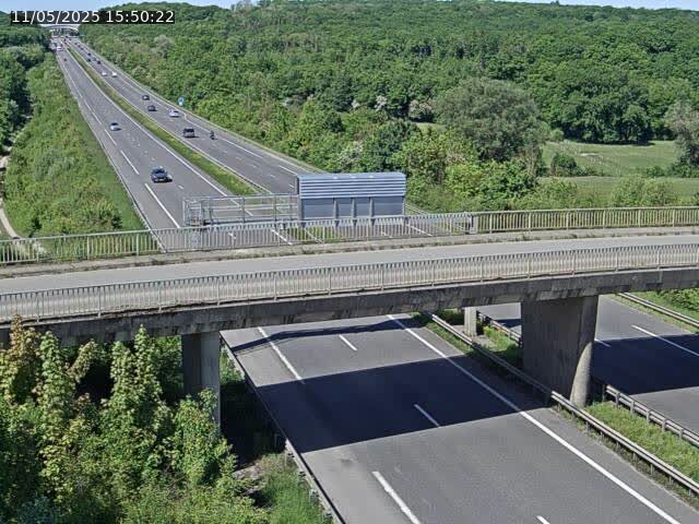 Caméra autoroute France - A31, Zoufftgen direction Luxembourg-ville, à la frontière entre la France et le Luxembourg