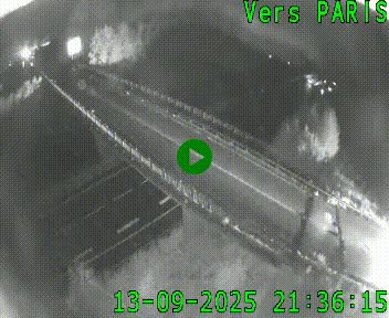 Clone of Caméra routière sur l'autoroute A20 au nord de Limoges, à la jonction avec la N520. Vue orientée vers Paris