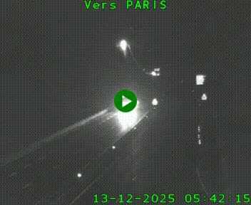 Caméra routière sur l'autoroute A20 à Bessines-sur-Gartempe. Vue orientée vers Paris