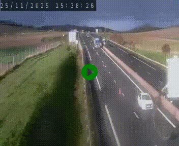 Caméra autoroute A75 à hauteur de Le Crest, en direction de Montpellier