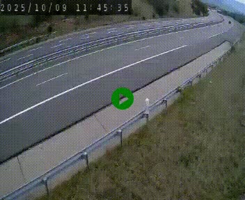 Caméra autoroutière France - A75, Engayresque, entre Millau et Séverac-le-Chateau, en direction de Montpellier