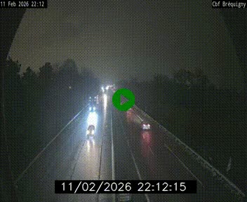 Webcam sur le périphérique de Rennes (N136) à hauteur du quartier Bréquigny, au sud de la ville