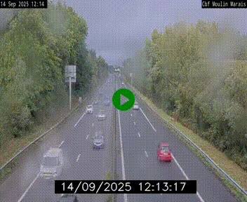 Webcam sur le périphérique de Nantes (N844) entre la Porte de Saint-Luce et la Porte d'Anjou, à l'est de la ville