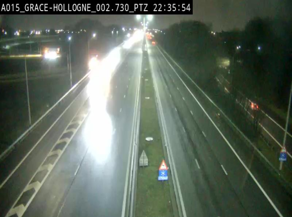 Caméra trafic Belgique - Grâce-Hollogne - E42, jonction avec A604, direction Loncin/Aéroport de Liège -  BK 3.2
