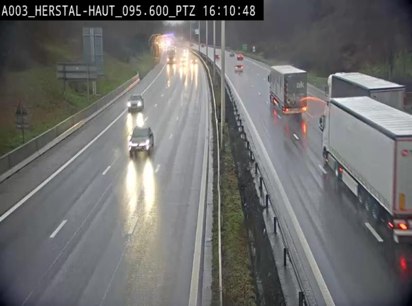 Webcam E40 à Herstal en direction de Liège et en provenance d'Aachen