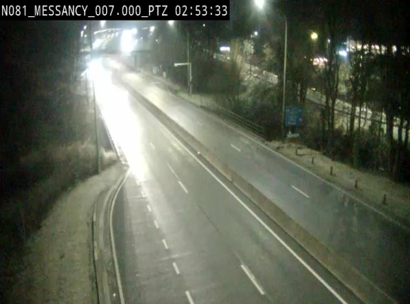 Webcam sur la N81 (E411) à hauteur du Cora Messancy. Vue orientée vers Arlon