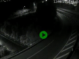 Caméra autoroute à la jonction entre l'A7 et la D301 (Boulevard urbain Sud de Lyon) à Feyzin, au sud de Lyon. Vue orientée vers Mions