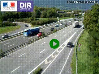 Webcam sur la Nationale 201 à hauteur de la sortie Chambéry-Nord, avant à la jonction entre l'A41 et l'A43, en direction de Lyon