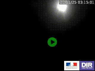 Webcam routière sur la RN7 à hauteur de Toulon-sur-Allier, entre Moulins et Vichy