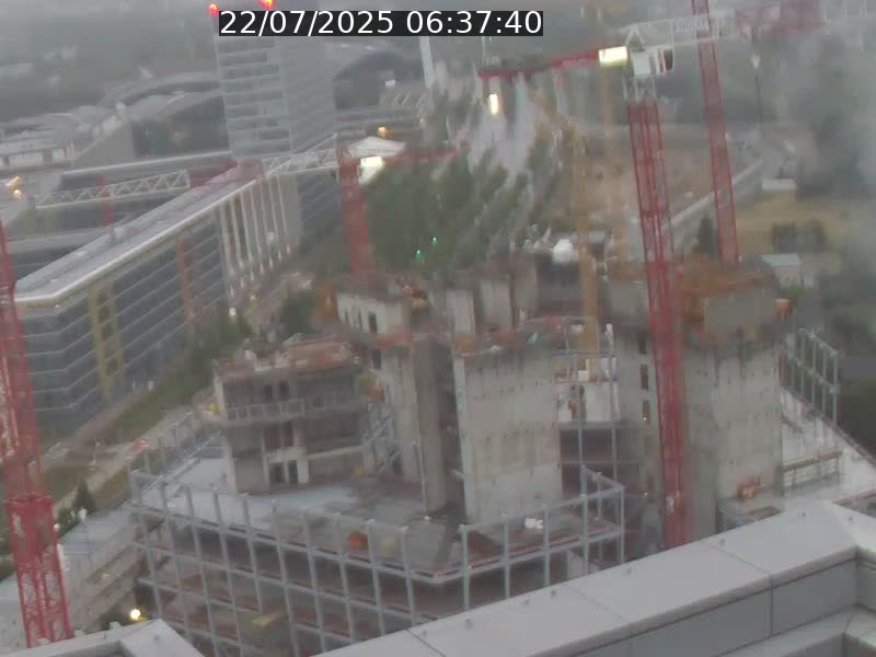 Webcam sur l'avenue John Fitzgerald Kennedy (N51) avec vue orientée vers le Findel