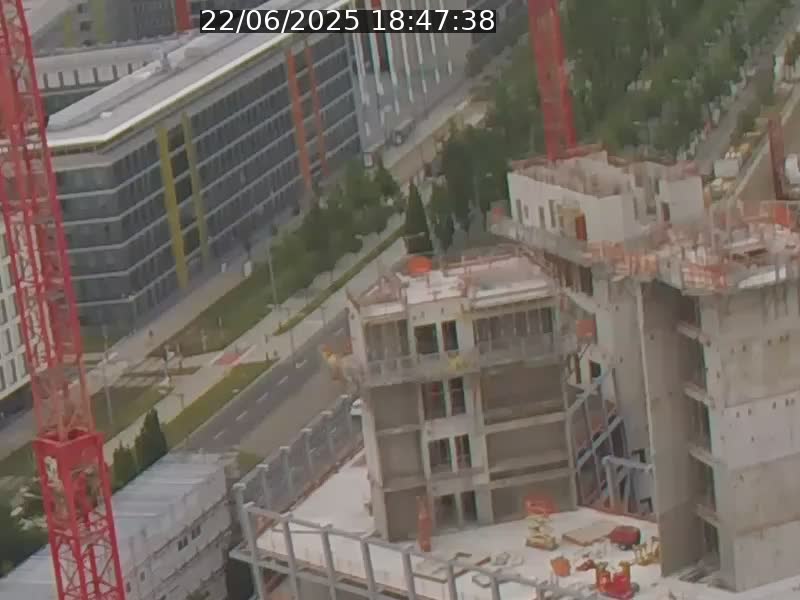 Webcam sur l'avenue John Fitzgerald Kennedy (N51) avec vue orientée vers le Findel