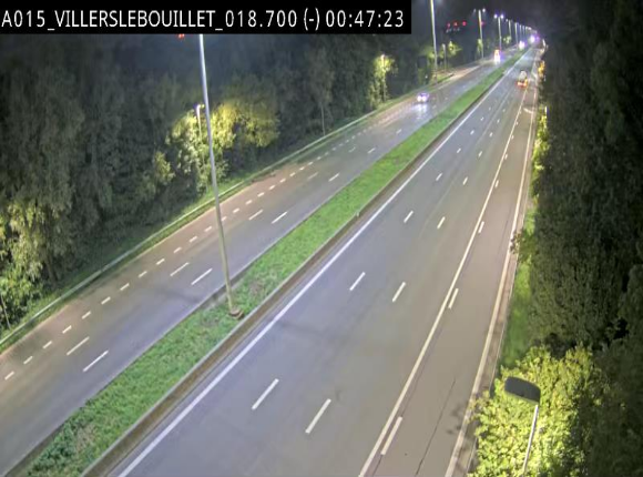 Webcam autoroute Belgique - Villers-le-Bouillet - E42 direction Liège - BK 18.7