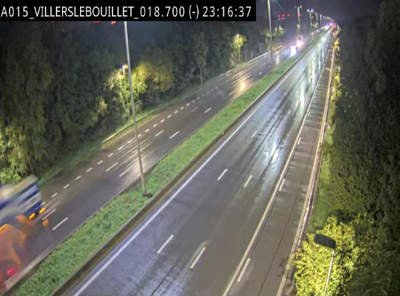 Webcam autoroute Belgique - Villers-le-Bouillet - E42 direction Liège - BK 18.7