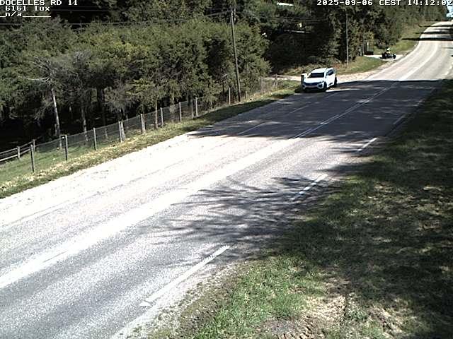 Webcam à 424 mètres d'altitude dans la Tranchée de Docelles dans les Vosges, à proximité d'Epinal sur la route de Gerardmer (D11)