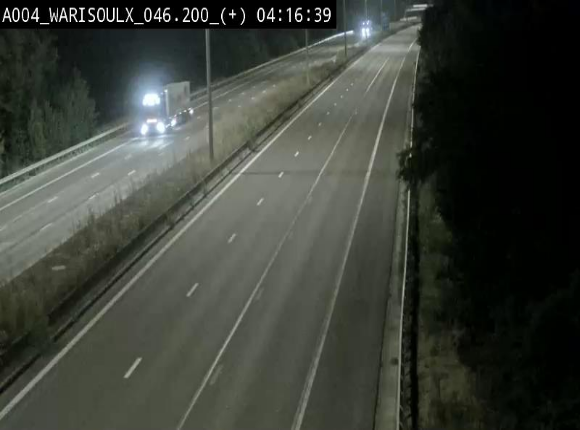 Webcam autoroute Belgique - Warissoulx - E411 - BK 46.2