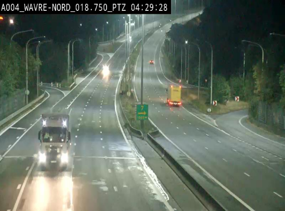 Webcam traffic E411(A4) - BK 18.7 - Bierges (Wavre Nord)