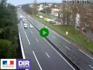 Webcam routière à Le Chambon-Feugerolles sur la RN88 entre Firminy et Saint-Etienne