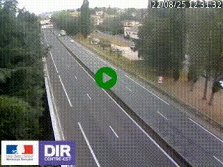 Webcam routière à Le Chambon-Feugerolles sur la RN88 entre Firminy et Saint-Etienne