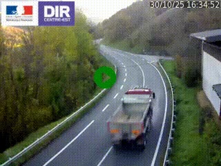 Caméra trafic sur la N90 à Bourg-Saint-Maurice, en provenance d'Aoste et en direction d'Albertville