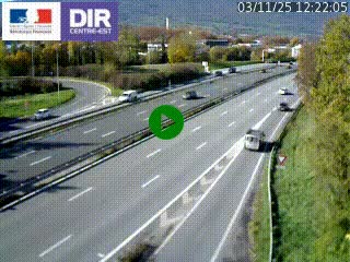 Caméra routière à hauteur de la sortie 15 Chambéry-centre au PK 4,103 en direction d'Albertville
