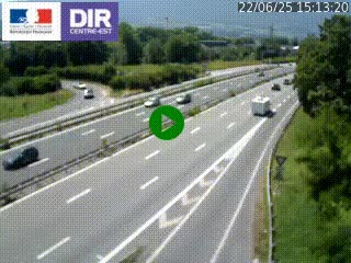 Caméra routière à hauteur de la sortie 15 Chambéry-centre au PK 4,103 en direction d'Albertville