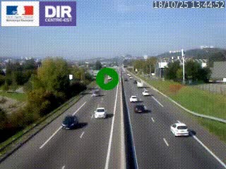Caméra autoroute à Saint-Etienne (Les Littes) à hauteur du Ikea Saint-Etienne sur l'A72 en direction de Roanne