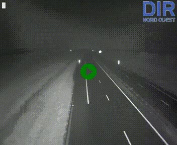 Webcam sur A84 à hauteur de l'échangeur de Poilley avec la N175, au sud d'Avranches