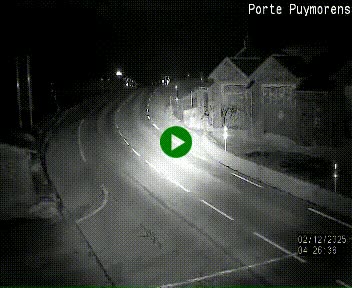 Webcam Col du Puymorens sur N320, en direction de Pas de la Casa (Andorre)