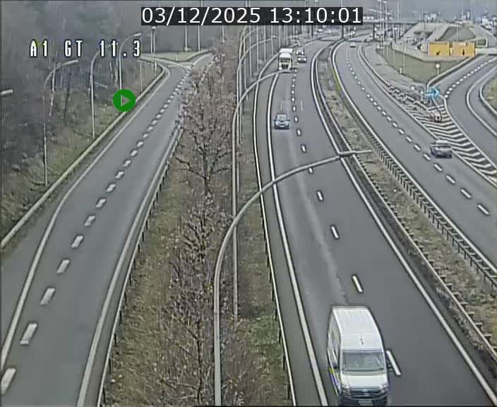 Traffic live webcam Luxembourg Senningerberg - A1 direction Allemagne - BK 11.3