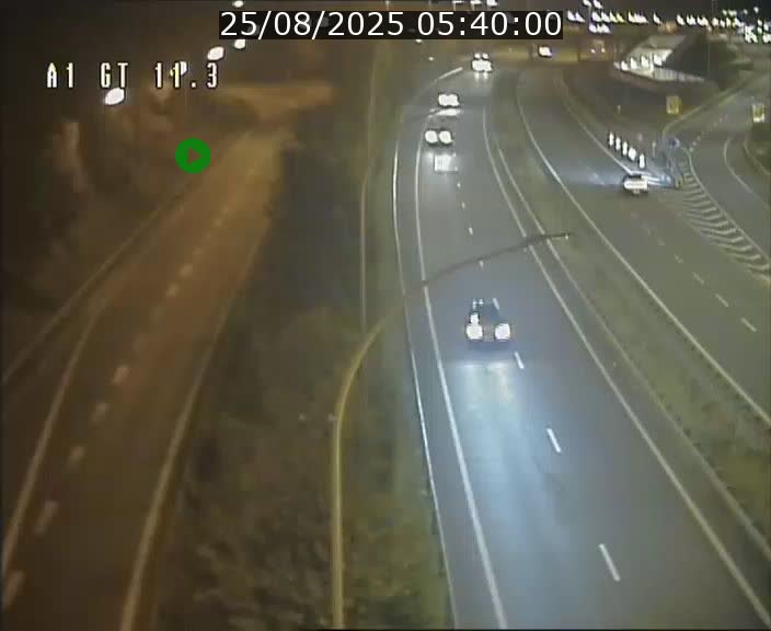 Traffic live webcam Luxembourg Senningerberg - A1 direction Allemagne - BK 11.3