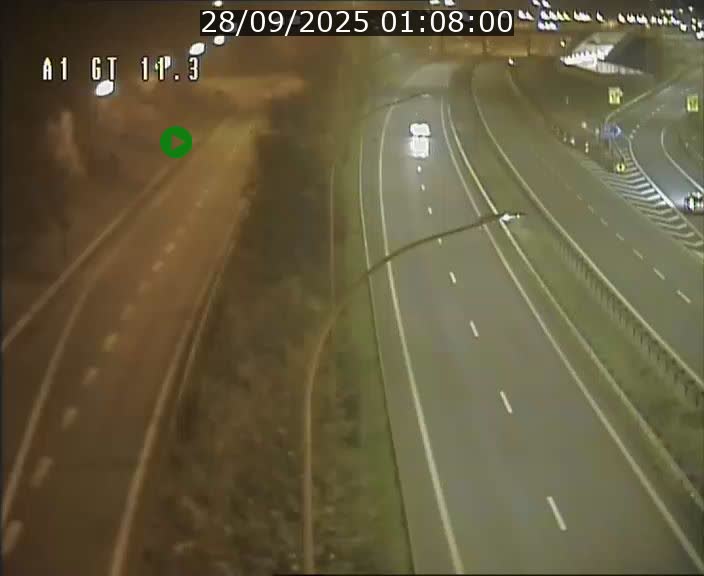 Traffic live webcam Luxembourg Senningerberg - A1 direction Allemagne - BK 11.3