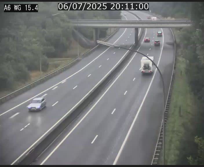 Traffic live webcam Luxembourg Capellen - A6 - BK 15.4 - direction Luxembourg/France/Allemagne