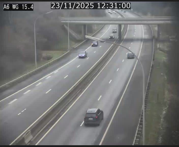 Traffic live webcam Luxembourg Capellen - A6 - BK 15.4 - direction Luxembourg/France/Allemagne