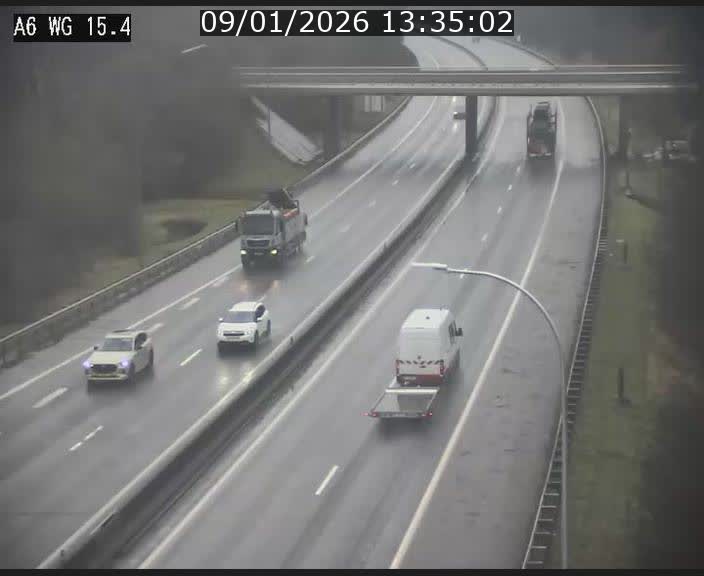 Traffic live webcam Luxembourg Capellen - A6 - BK 15.4 - direction Luxembourg/France/Allemagne