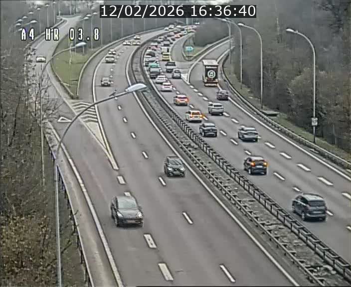 Webcam traffic A4 Luxembourg - BK 3.8 - Leudelange (direction Esch sur Alzette)