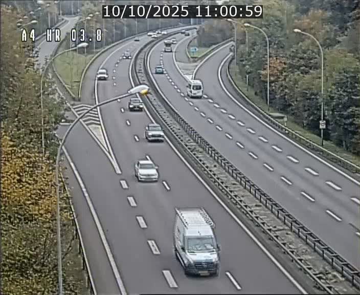 Webcam traffic A4 Luxembourg - BK 3.8 - Leudelange (direction Esch sur Alzette)