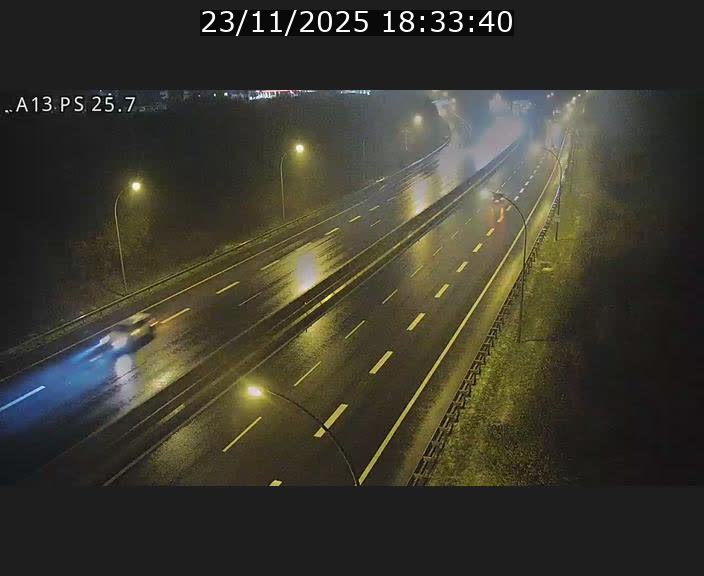 Traffic live webcam Luxembourg Frisange - A13 direction Allemagne - BK 26
