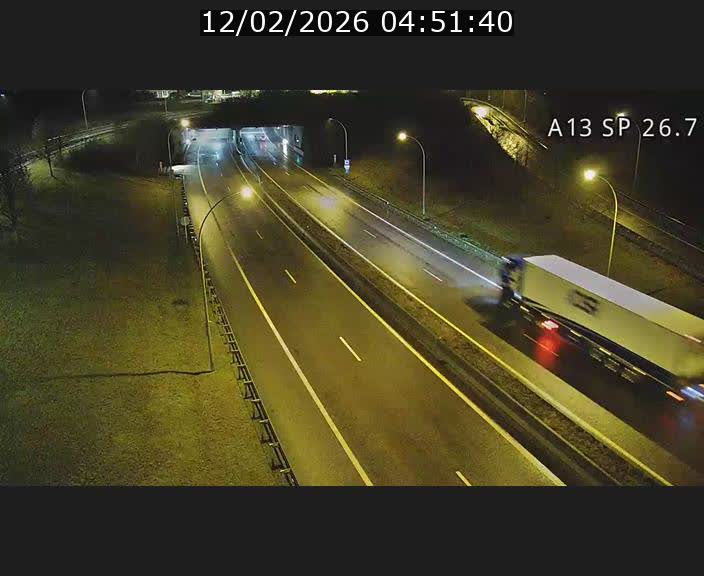 Traffic live webcam Luxembourg Frisange - A13 direction Luxembourg-ville - BK 26.7