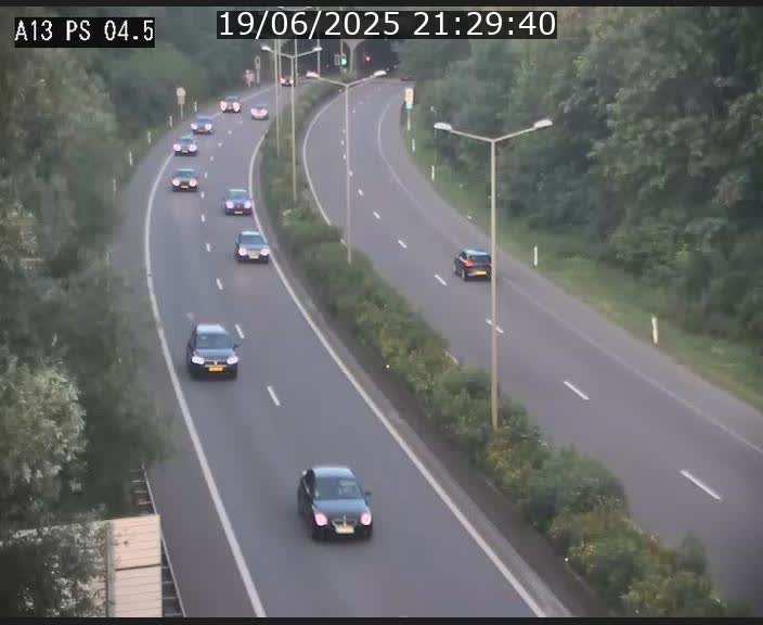 Traffic live webcam Luxembourg Differdange - A13 direction Esch-sur-Alzette - BK 4.5