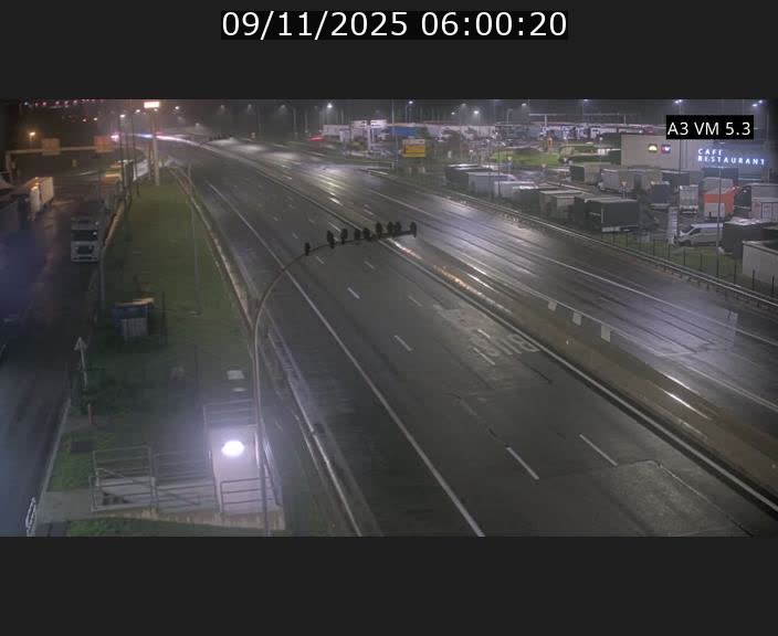 Traffic live webcam Luxembourg Aire de Berchem - A3 - BK 5 - direction France