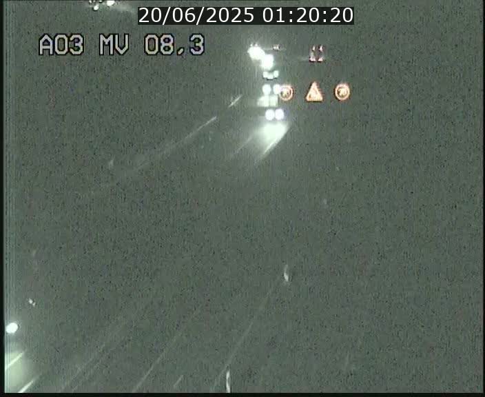 Webcam Autoroute après la Croix de Bettembourg en direction de Luxembourg sur l'A3