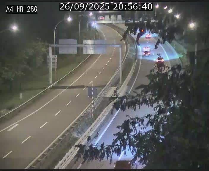 Webcam traffic A4 Luxembourg - BK 0.2 - P+R Bouillon (direction Luxembourg)