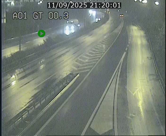 Traffic live webcam Luxembourg Croix de Gasperich - A1 direction Kirchberg - BK 0.3