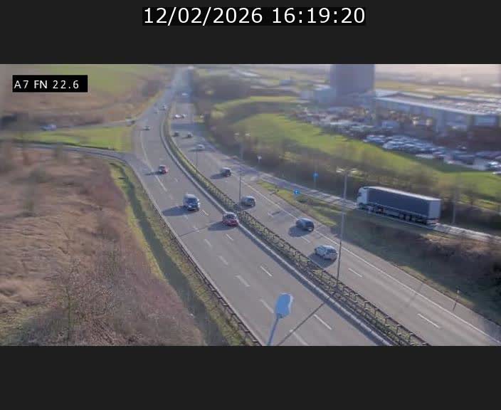 Caméra trafic Luxembourg - A7, Colmar-berg direction Mersch