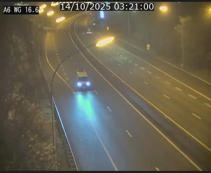 Traffic live webcam Luxembourg Aire de Capellen - A6 - BK 16.6 - direction Luxembourg/France/Allemagne